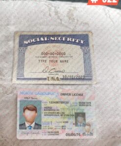 Drivers License and SSN Card PSD Template