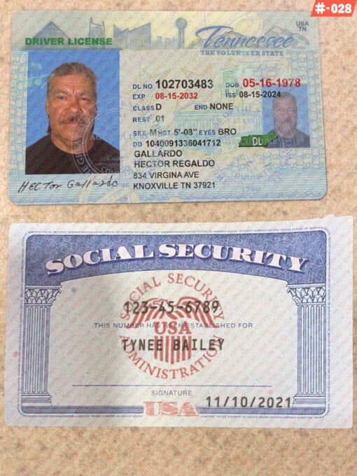 card and ID 28