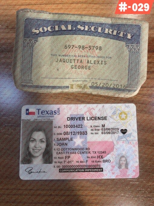 card and ID 29