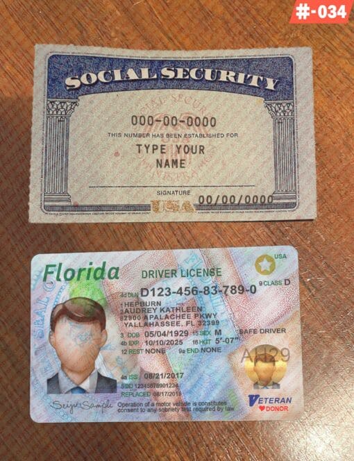 card and ID 34