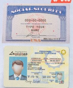 Social Security Card and ID Card Template