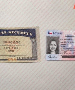 Editable Drivers License and SSN PSD