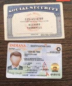 Editable Drivers License and SSN Card